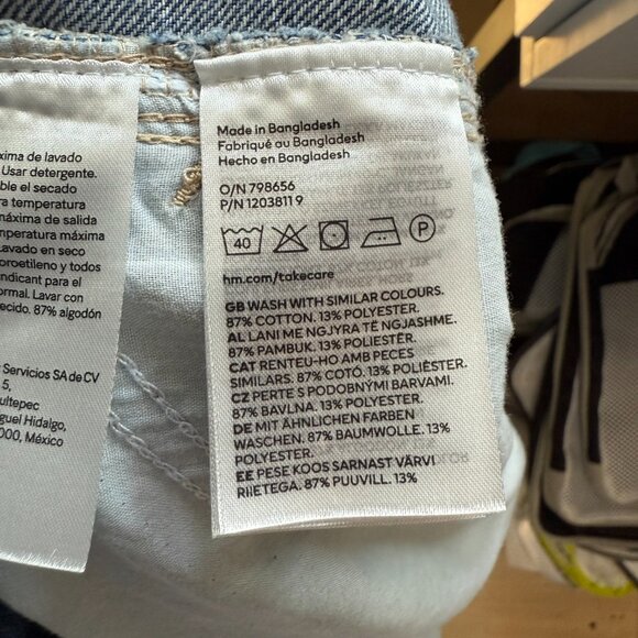 H&M Blue Wide Leg Pants - Picture 10 of 10